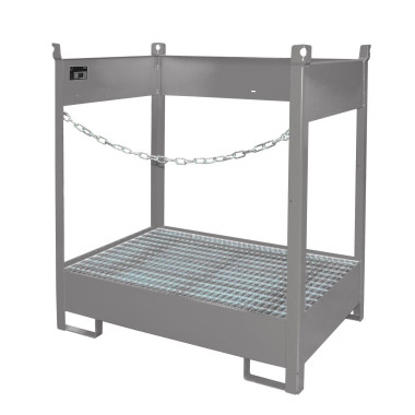 -- Piston stacking pad, painted, gray mouse