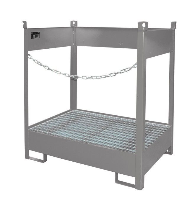 -- Piston stacking pad, painted, gray mouse