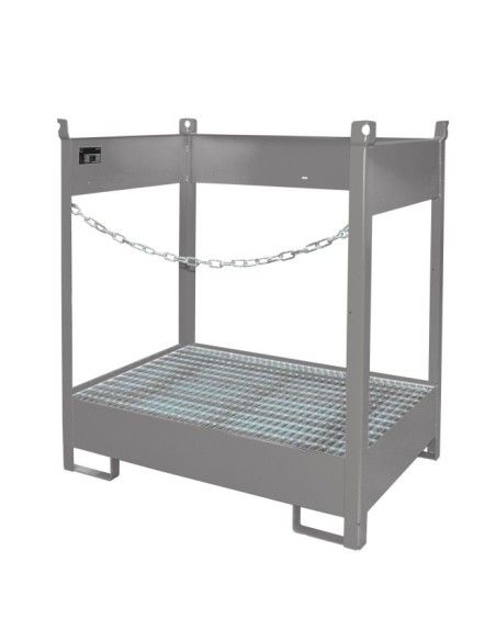 -- Piston stacking pad, painted, gray mouse
