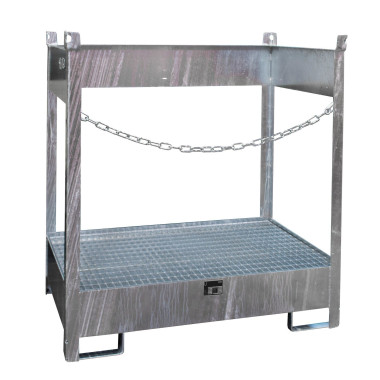 -- Piston stacking pad, hot galvanized