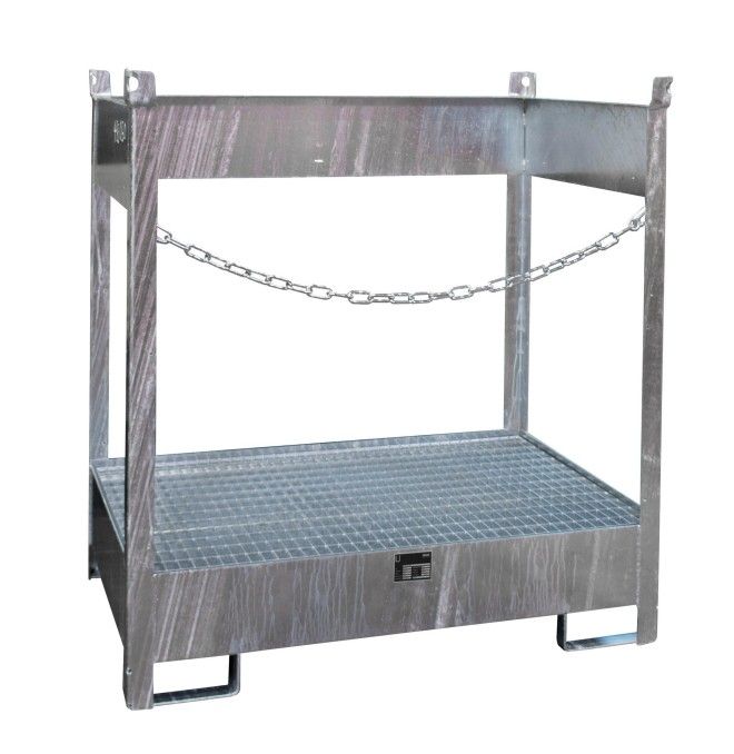 -- Piston stacking pad, hot galvanized