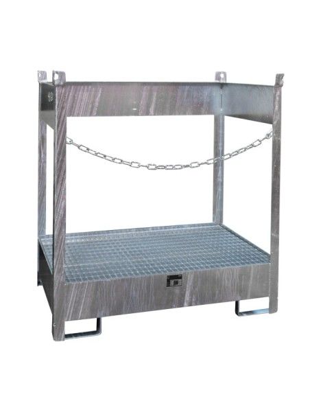 -- Piston stacking pad, hot galvanized