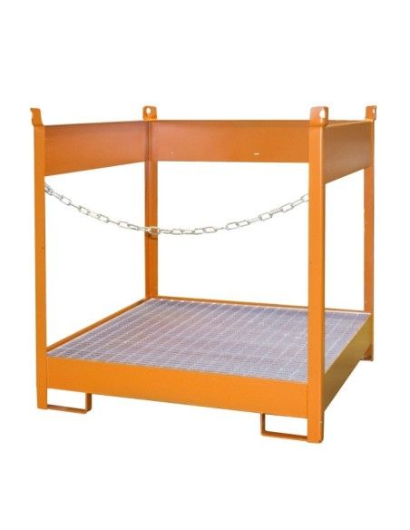 -- Pistone impilabile, dipinto, giallo arancio