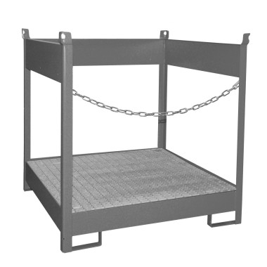 -- Piston stacking pad, painted, gray mouse
