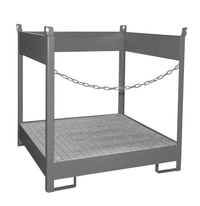 -- Piston stacking pad, painted, gray mouse