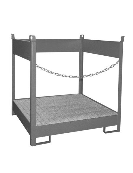 -- Piston stacking pad, painted, gray mouse