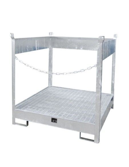 -- Piston stacking pad, hot galvanized