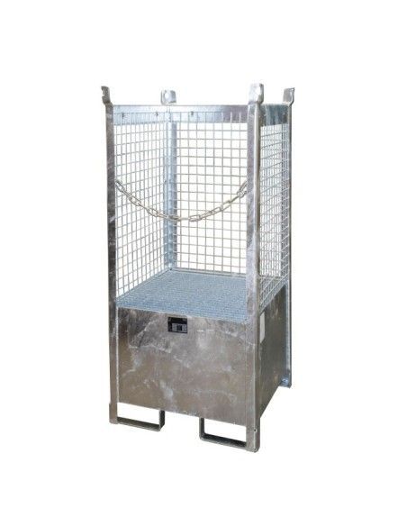 -- Piston stacking pad, hot galvanized