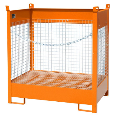 --Paleta de stackamiento de drumones, lacado, yellow orange