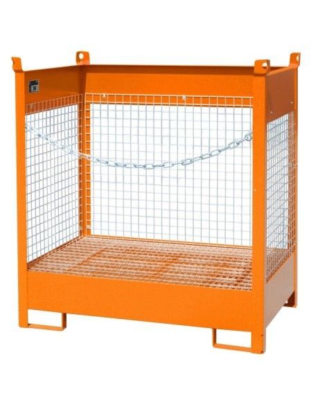 --Paleta de stackamiento de drumones, lacado, orange jaune