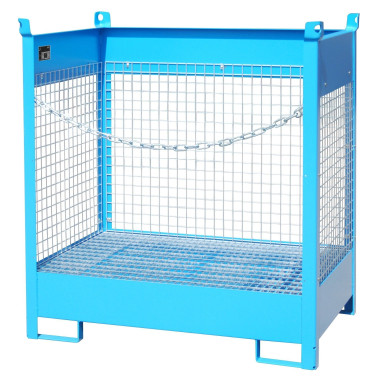 -- Stackable for drums, lacquer, light blue