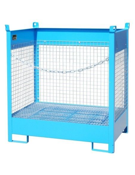 -- Stackable for drums, lacquer, light blue