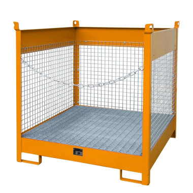 -- Piston stacking pad, lacquer, orange yellow