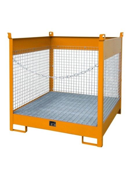 -- Piston stacking pad, lacquer, orange yellow