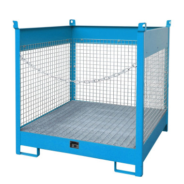 -- Stackable for drums, lacquer, light blue