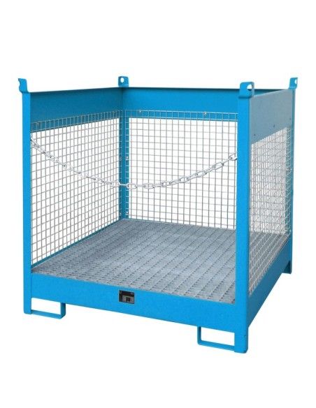 -- Stackable for drums, lacquer, light blue