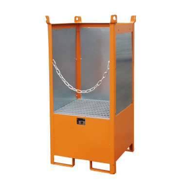 --Paleta de stackamiento de drumones, lacado, yellow orange