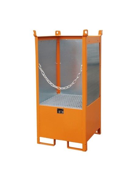--Paleta de stackamiento de drumones, lacado, orange jaune