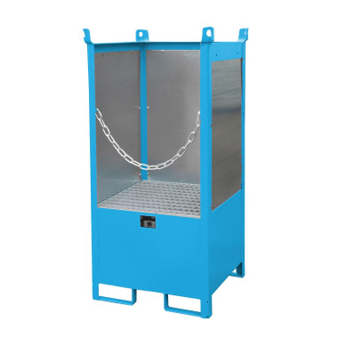 -- Stackable for drums, lacquer, light blue