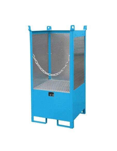 -- Stackable for drums, lacquer, light blue