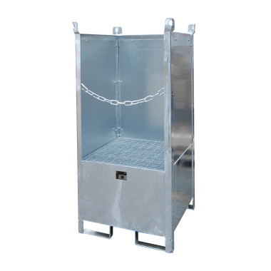 -- Piston stacking pad, hot galvanized