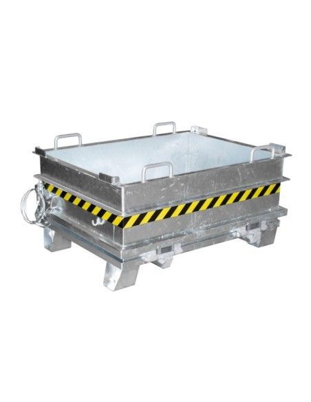Tilting Container--Container materials construction, hot galvanized