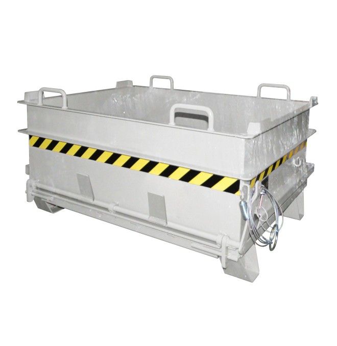 Contenedor de materiales de construcción (accionado con pinzas para ladrillos), galvanizado en caliente