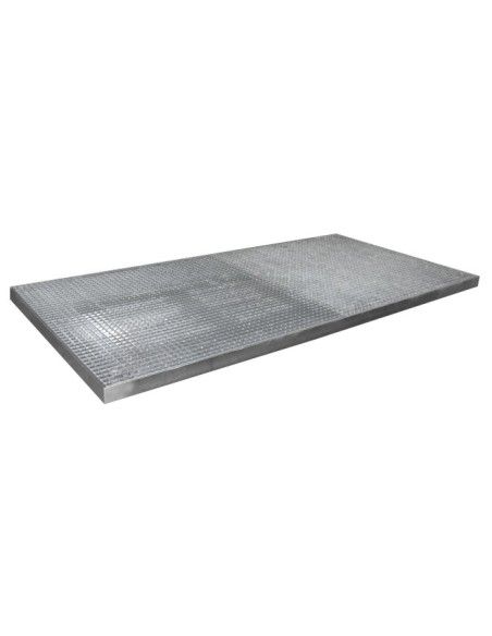 Bandeja de derrames de protección de suelo, galvanizada