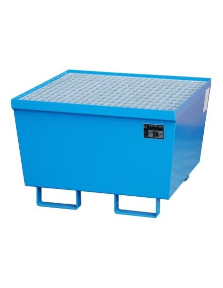 Cubetas de polietileno & metálicas--Bandeja colectora, pintada, Azul claro