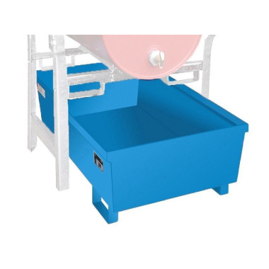 -- Battery shelves, painted, light blue