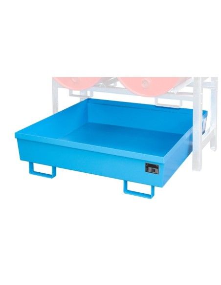 -- Battery shelves, painted, light blue