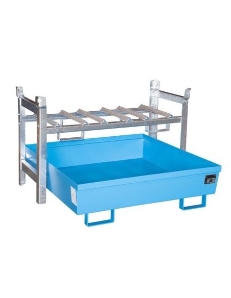 -- Battery shelves, painted, light blue