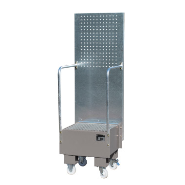 --Mobile band with perforated panel, painted, gray mouse