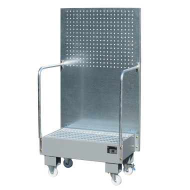 --Mobile band with perforated panel, painted, gray mouse