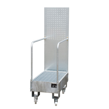 --Mobile boardband with perforated panel, hot galvanized