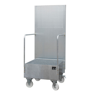 --Mobile boardband with perforated panel, hot galvanized