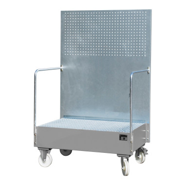 --Mobile band with perforated panel, painted, gray mouse