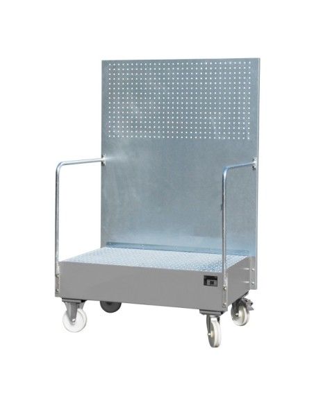 -- Banda móvel com painel perfurado, pintado, mouse cinza
