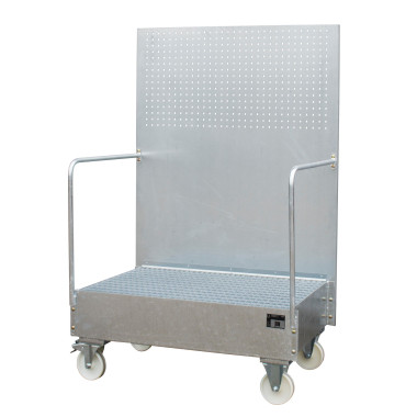 --Mobile boardband with perforated panel, hot galvanized