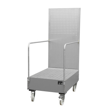 --Mobile band with perforated panel, painted, gray mouse