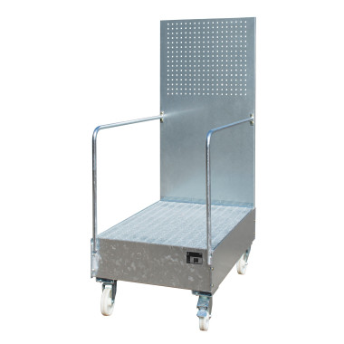 --Mobile boardband with perforated panel, hot galvanized