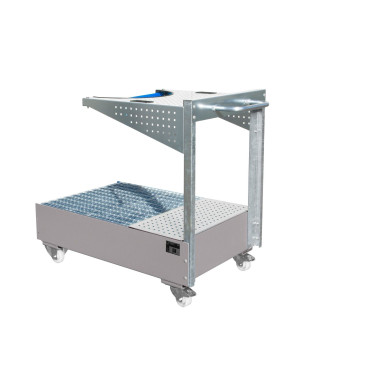 --Mobile band with perforated panel, painted, gray mouse