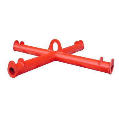 Gru e Ganci per Camion--Big Bags, dipinto, fuoco rosso