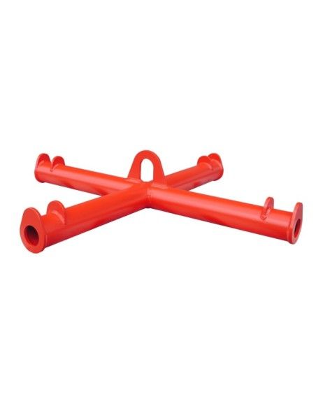 Krane und Lkw-Haken--Big Bag Querstange, lackiert, feuerrot