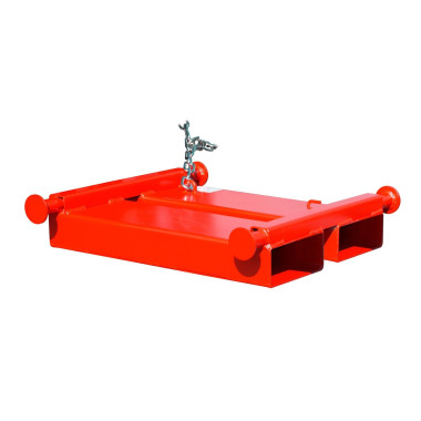 Gru e Ganci per Camion--Big Bags, dipinto, fuoco rosso