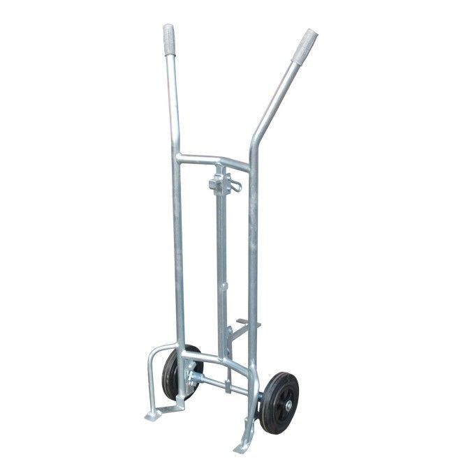 Carrelli manuali ed elettrici--Auto per tamburi, zincato