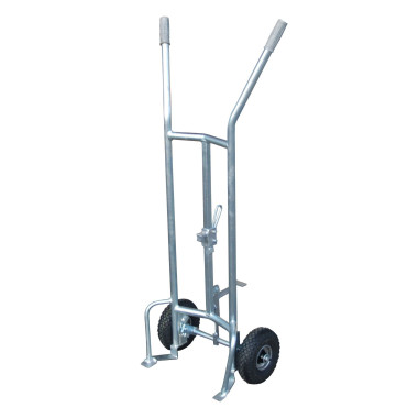 Carrinhos Manuais e Elétricos--Carro para tambores, galvanizado