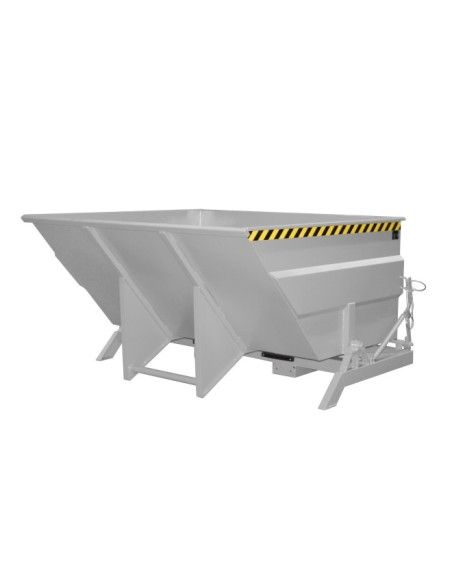 Bacs Basculants--Conteneur tilting, peint, souris grise