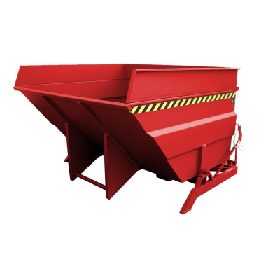 Recipiente Inclinável--Recipiente tilting, pintado, fogo vermelho