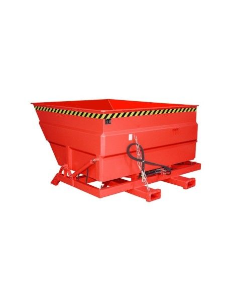 Tilting Container--Container tilting, painted, Red fire